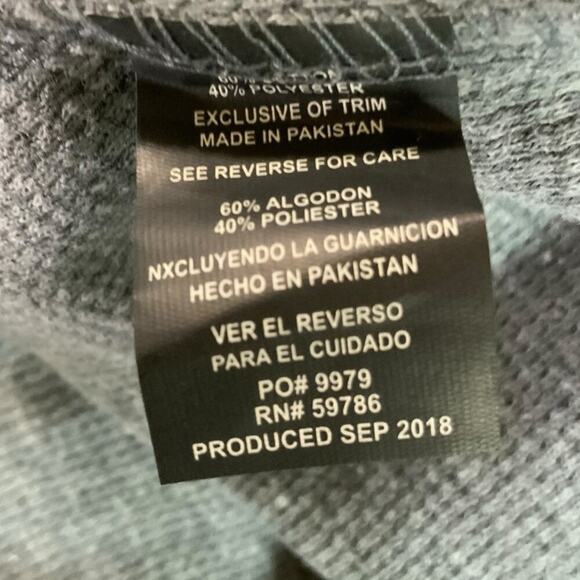 Beverly Hills Polo Club Thermal Shirt Mens 2X Waffle Knit Crew Neck Pullover NWT - Picture 9 of 10